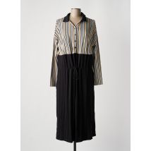 SHEEGO - Robe mi-longue noir en viscose - Femme - Taille 52 - Modz