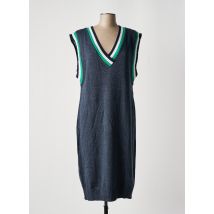 SHEEGO - Robe pull bleu en acrylique - Femme - Taille 50 - Modz