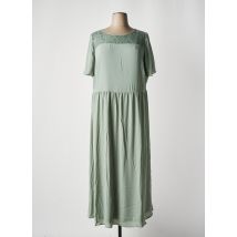 SHEEGO - Robe longue vert en polyester - Femme - Taille 52 - Modz