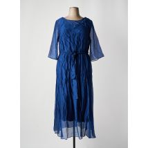 SHEEGO - Robe longue bleu en viscose - Femme - Taille 48 - Modz