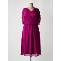 SHEEGO - Robe longue violet en polyester - Femme - Taille 52 - Modz