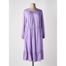 SHEEGO - Robe longue violet en viscose - Femme - Taille 52 - Modz