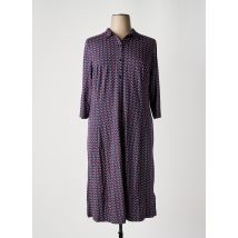 SHEEGO - Robe mi-longue bleu en viscose - Femme - Taille 52 - Modz