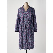 SHEEGO - Robe mi-longue bleu en viscose - Femme - Taille 52 - Modz