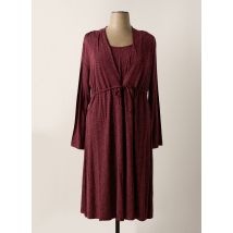SHEEGO - Robe mi-longue rouge en viscose - Femme - Taille 54 - Modz