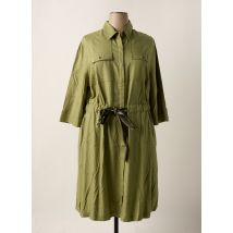 SHEEGO - Robe mi-longue vert en viscose - Femme - Taille 52 - Modz