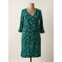 SHEEGO - Robe mi-longue vert en viscose - Femme - Taille 46 - Modz