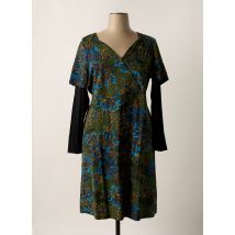 SHEEGO - Robe mi-longue vert en viscose - Femme - Taille 50 - Modz