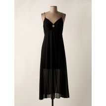 MORGAN - Robe longue noir en polyester - Femme - Taille 38 - Modz