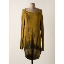 NU JEANS - Robe pull vert en viscose - Femme - Taille 40 - Modz