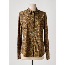 GEISHA - Chemisier marron en polyamide - Femme - Taille 36 - Modz