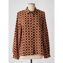 GEISHA - Chemisier marron en polyester - Femme - Taille 40 - Modz