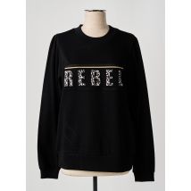 GEISHA - Sweat-shirt noir en coton - Femme - Taille 40 - Modz