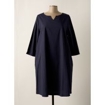 MARIA BELLENTANI - Robe mi-longue bleu en coton - Femme - Taille 44 - Modz