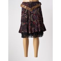 MOKA'S - Jupe mi-longue rouge en viscose - Femme - Taille 40 - Modz