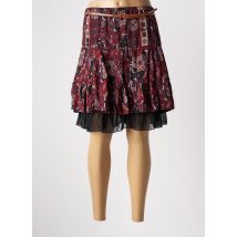 MOKA'S - Jupe courte rouge en polyester - Femme - Taille 42 - Modz