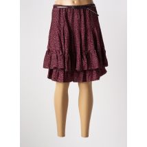 MOKA'S - Jupe courte rouge en viscose - Femme - Taille 42 - Modz