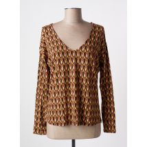 SURKANA - T-shirt marron en viscose - Femme - Taille 40 - Modz