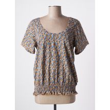 TRANQUILLO - T-shirt bleu en coton - Femme - Taille 38 - Modz