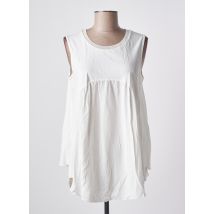 BSB - Tunique sans manche blanc en coton - Femme - Taille 34 - Modz