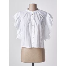 BSB - Chemisier blanc en coton - Femme - Taille 36 - Modz