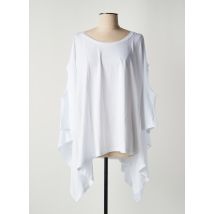 BSB - Tunique manches longues blanc en coton - Femme - Taille TU - Modz