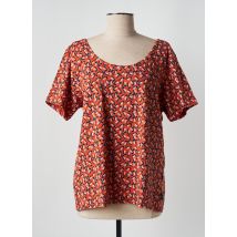 TRANQUILLO - T-shirt orange en coton - Femme - Taille 42 - Modz