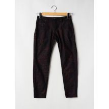 FREEMAN T.PORTER - Pantalon 7/8 marron en coton - Femme - Taille W25 - Modz