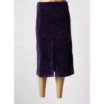 SURKANA - Jupe mi-longue violet en polyester - Femme - Taille 40 - Modz