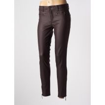 LIU JO - Pantalon 7/8 marron en coton - Femme - Taille W27 - Modz