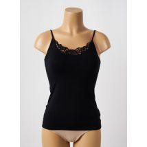 JANIRA - Top noir en coton - Femme - Taille 38 - Modz