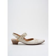 FRANCE MODE - Sandales/Nu pieds beige en cuir - Femme - Taille 36 - Modz