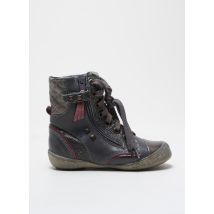 LE LOUP BLANC - Baskets gris en cuir - Fille - Taille 24 - Modz