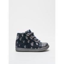 LITTLE MARY - Bottillons bleu en cuir - Fille - Taille 19 - Modz