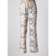 TONI - Pantalon droit beige en coton - Femme - Taille 40 - Modz