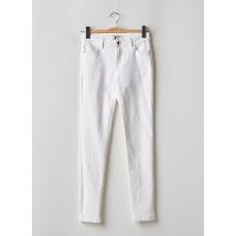 MORGAN - Pantalon slim blanc en coton - Femme - Taille 34 - Modz
