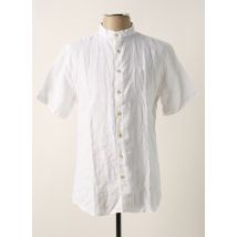 NO EXCESS - Chemise manches courtes blanc en lin - Homme - Taille M - Modz