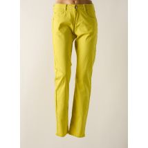 CREAM - Pantalon slim jaune en coton - Femme - Taille TU - Modz