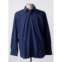 LAGERFELD - Chemise manches longues bleu en coton - Homme - Taille 3XL - Modz
