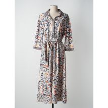 K-DESIGN - Robe longue beige en polyester - Femme - Taille 44 - Modz