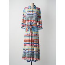 K-DESIGN - Robe longue bleu en polyester - Femme - Taille 42 - Modz
