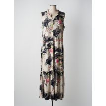 K-DESIGN - Robe longue beige en polyester - Femme - Taille 38 - Modz