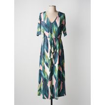 K-DESIGN - Robe longue vert en polyester - Femme - Taille 38 - Modz