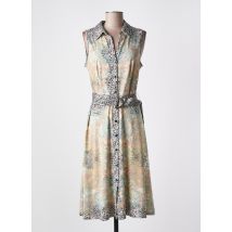 K-DESIGN - Robe mi-longue beige en polyester - Femme - Taille 46 - Modz