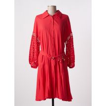 FUEGO WOMAN - Robe mi-longue rouge en coton - Femme - Taille 42 - Modz