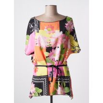 ELEONORA AMADEI - Tunique manches courtes rose en polyester - Femme - Taille 38 - Modz