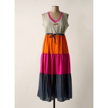 POUPEE CHIC - Robe longue rose en coton - Femme - Taille 42 - Modz
