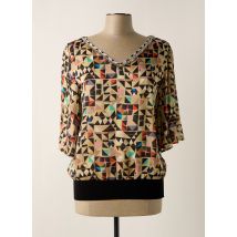 CAP JULUCA - Blouse beige en viscose - Femme - Taille 44 - Modz