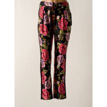 CHACOK - Pantalon droit noir en soie - Femme - Taille 40 - Modz