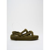 BOHONOMAD - Sandales/Nu pieds vert en textile - Femme - Taille 37 - Modz